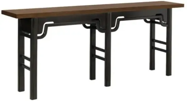 Archives Console Table - Dark Wood - Hooker Furniture - Brown