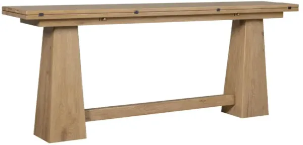 Driftwood Flip Top Console Table