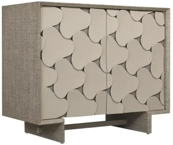 Melange Pinwheel Hall Chest - Gray - Hooker Furniture