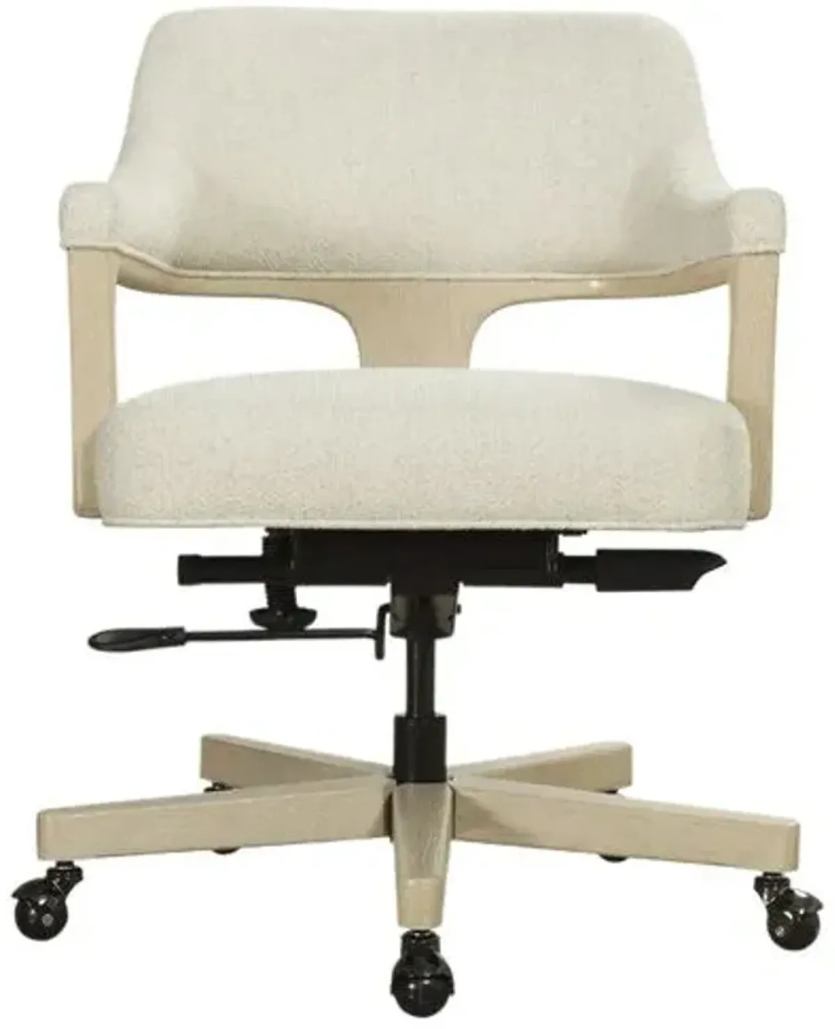 Briar Linen Executive Desk Chair - Hooker Furniture - Beige