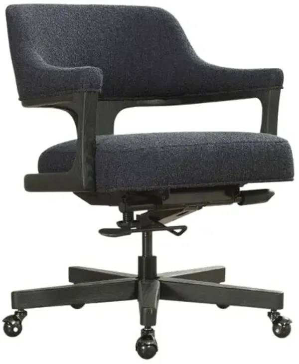 Briar Linen Executive Chair - Hooker Furniture - Black