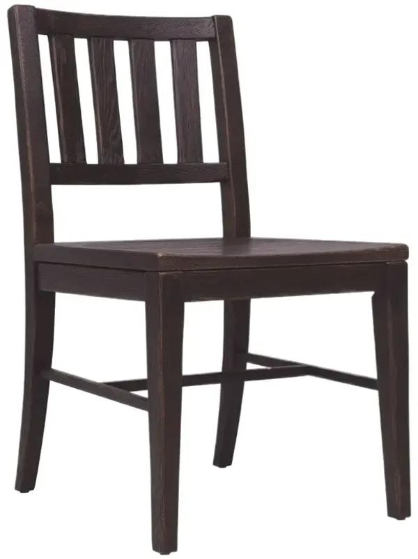 Driftwood Splatback Side Chair, Black