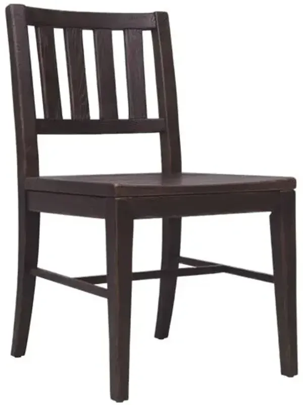 Driftwood Splatback Side Chair - Black - Hooker Furniture