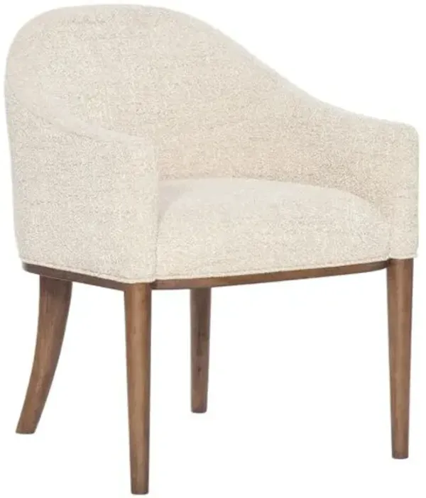 Eleana Upholstered Linen Arm Chair - Beige - Hooker Furniture