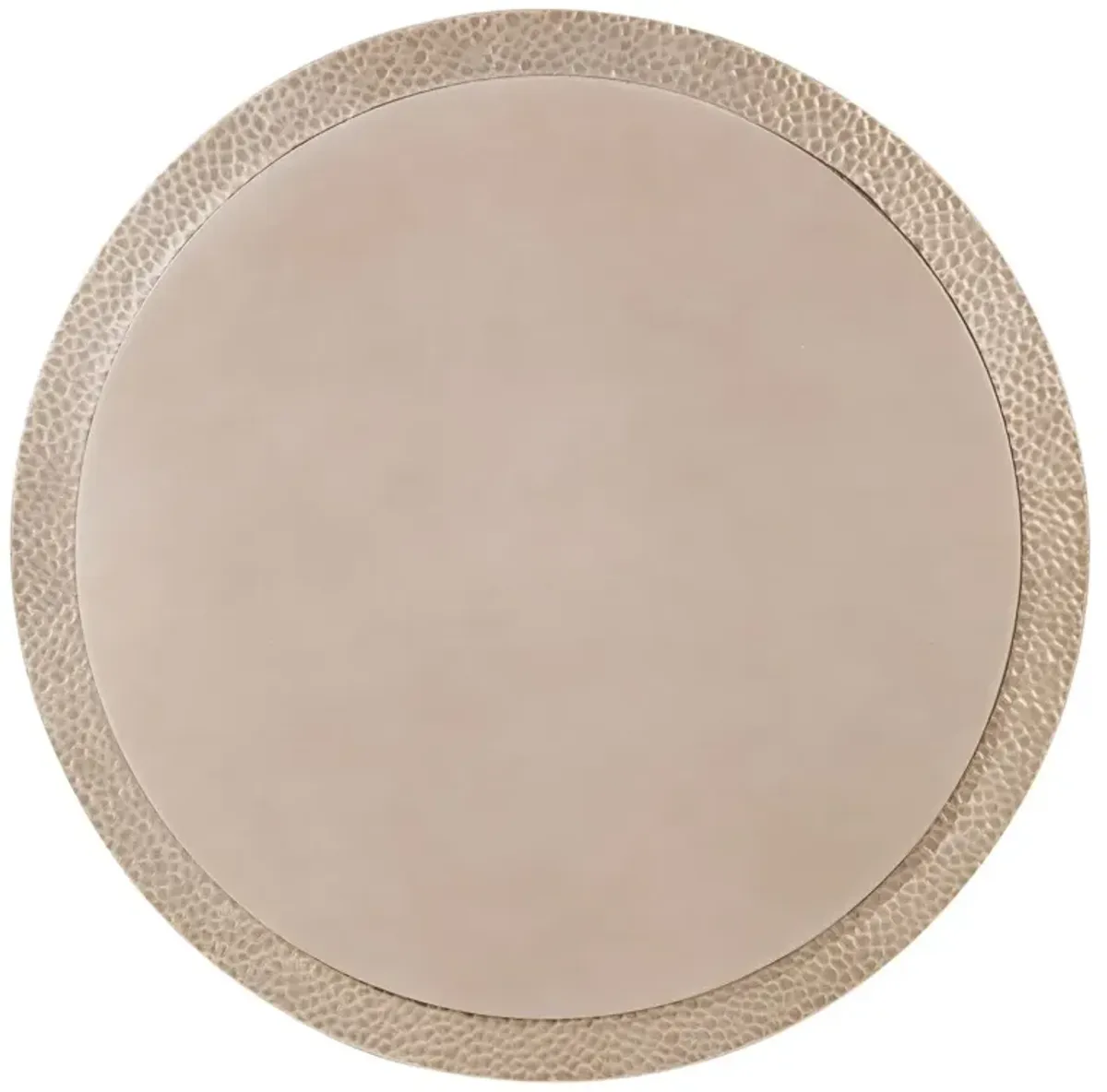 Archives Hammered Aluminum Spot/Drink Table, Soft Gold