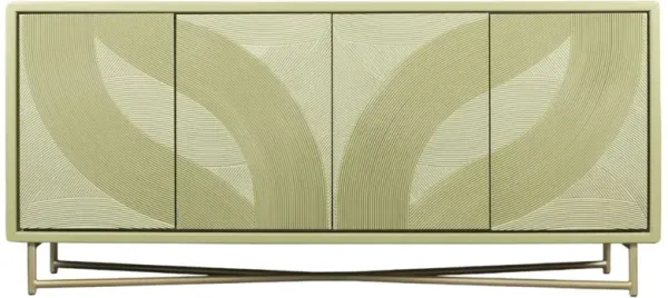 Commerce and Market Into the Woods Credenza, Green