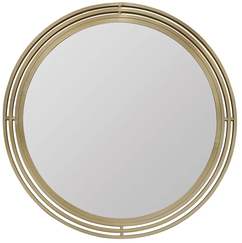 Banyon Bay 40" Round Wall Mirror, Gold