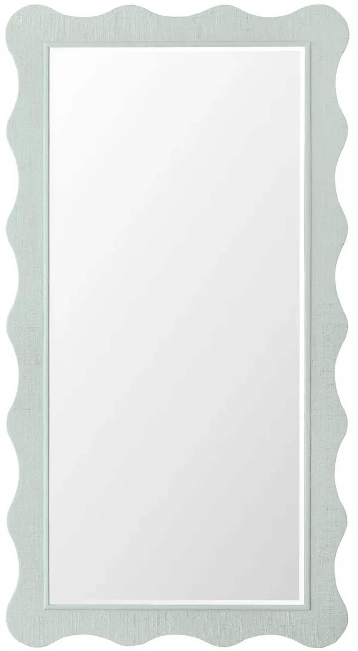 Commerce and Market Waverly Leaner Mirror, Blue