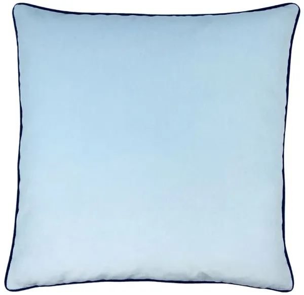 Libby 24x24 Velvet Contrast Welt Pillow
