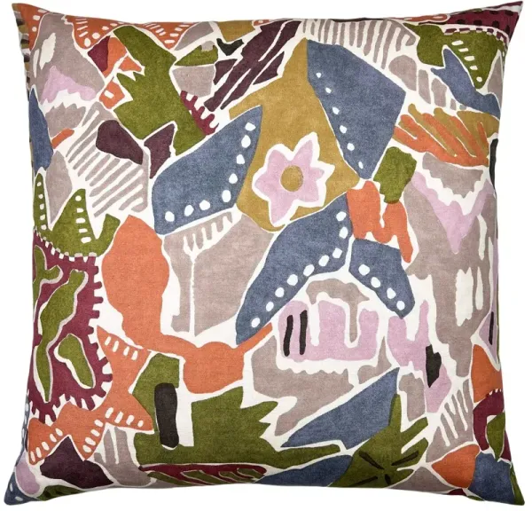 Halston 22x22 Abstract Print Pillow