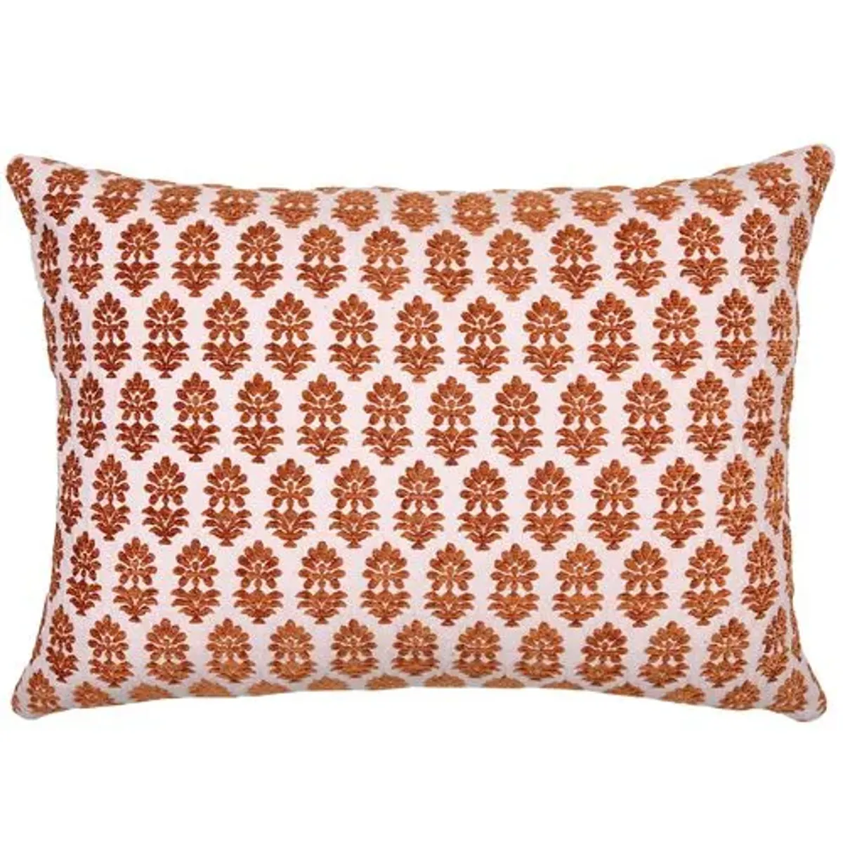 Francie 14x20 Textured Block Print Lumbar Pillow - The Piper Collection