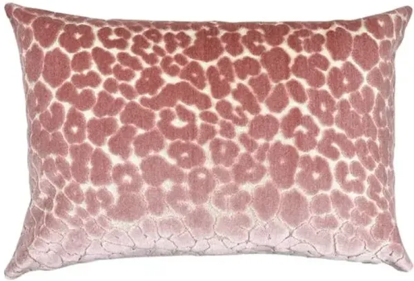 Madison 14x20 Velvet Leopard Lumbar Pillow - The Piper Collection