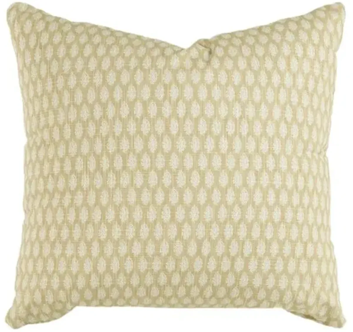 Britton Block Print Cotton Pillow