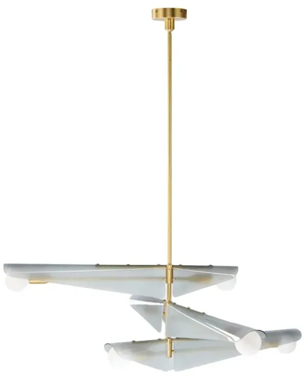 Sycamore Brass Chandelier - Tala Lighting - Gray