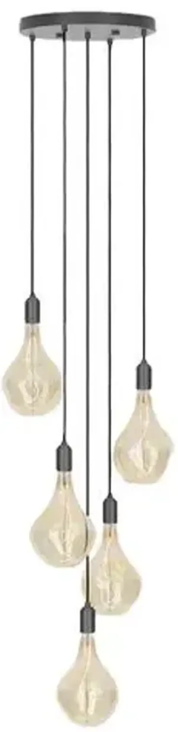 Five Canopy Set Pendant - Tala Lighting - Black