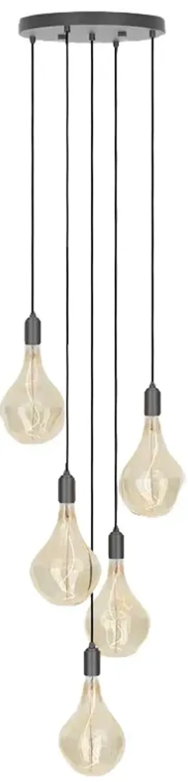 Five Canopy Set Pendant - Tala Lighting - Black