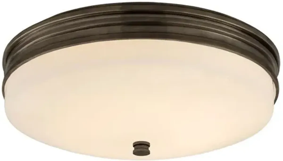 Visual Comfort - Launceton Flush Mount - Black