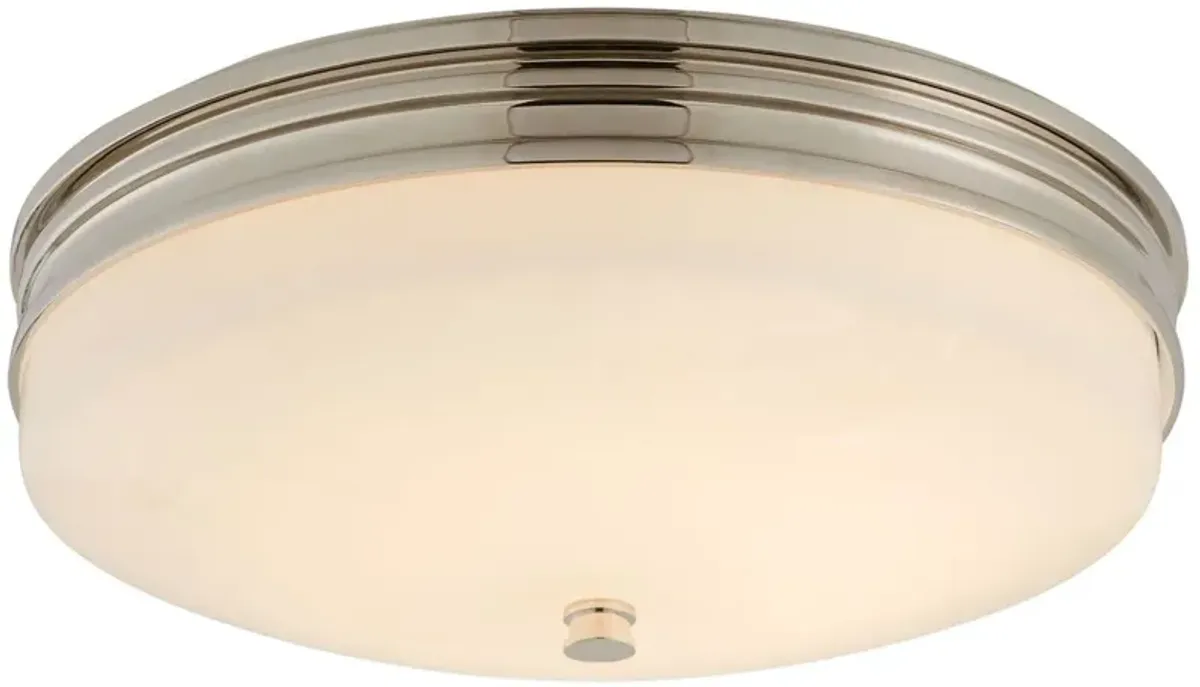 Visual Comfort - Launceton Flush Mount - Silver