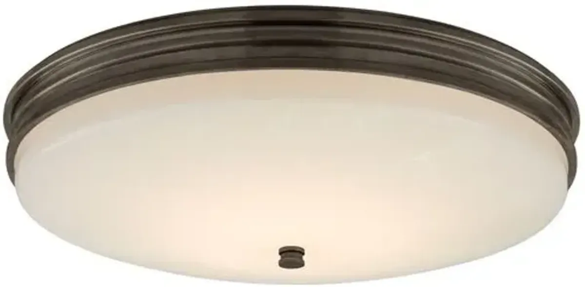 Visual Comfort - Launceton Flush Mount - Black