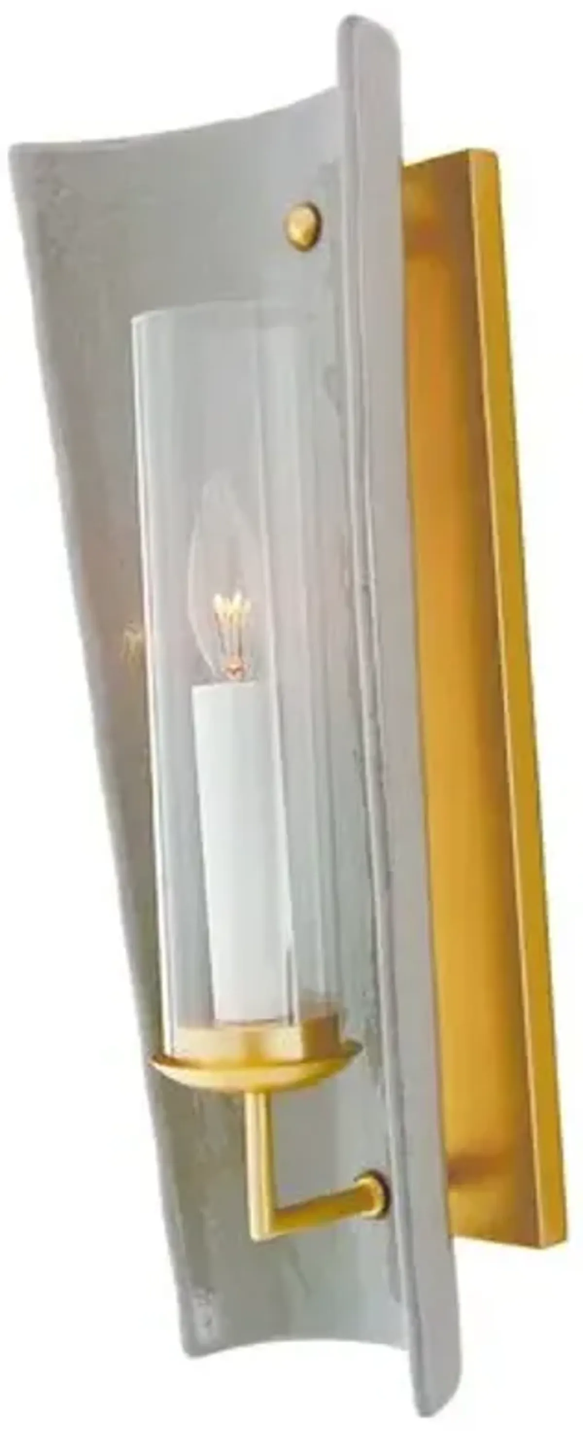 Visual Comfort - Downey Medium Reflector Sconce - Gray