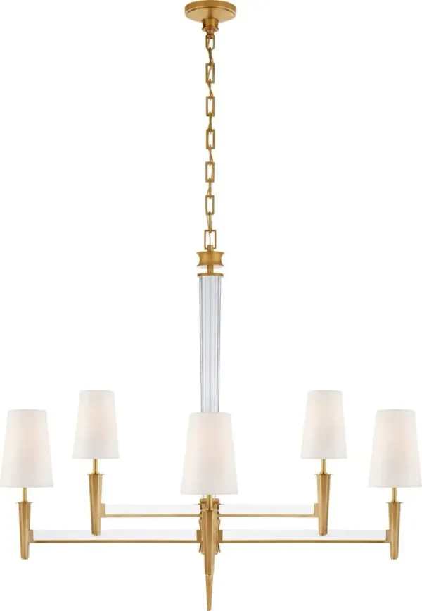 Visual Comfort - Lyra Two Tier Chandelier - Gold