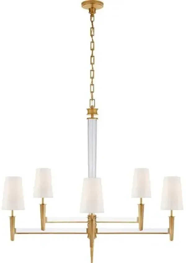 Visual Comfort - Lyra Two Tier Chandelier - Gold