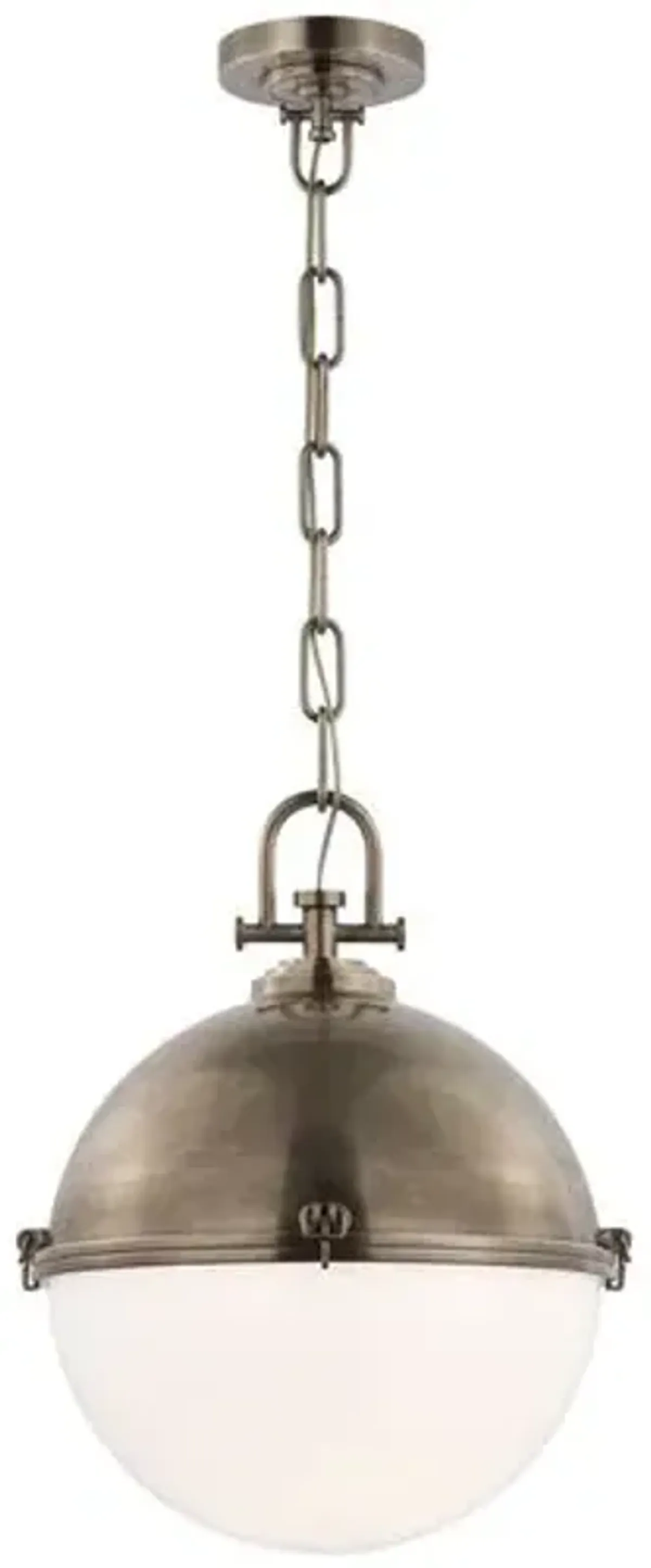 Visual Comfort - Adrian Globe Pendant - Silver