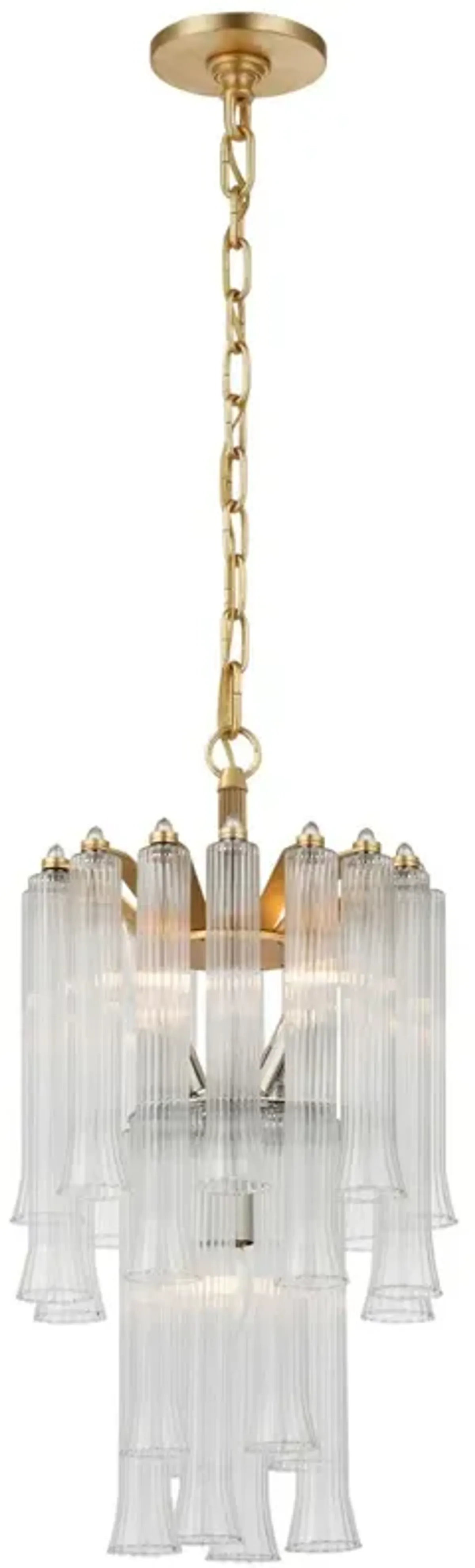 Visual Comfort - Lorelei Petite Waterfall Chandelier - Gold