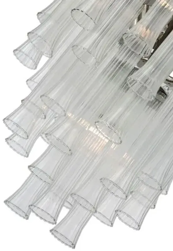Visual Comfort - Lorelei Small Waterfall Chandelier - Clear
