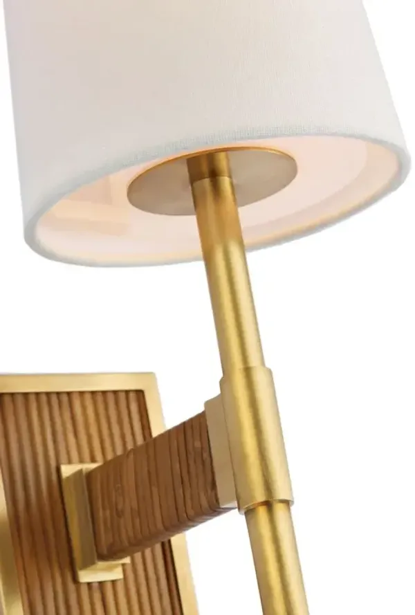 Visual Comfort - Elle Small Single Sconce - Brown