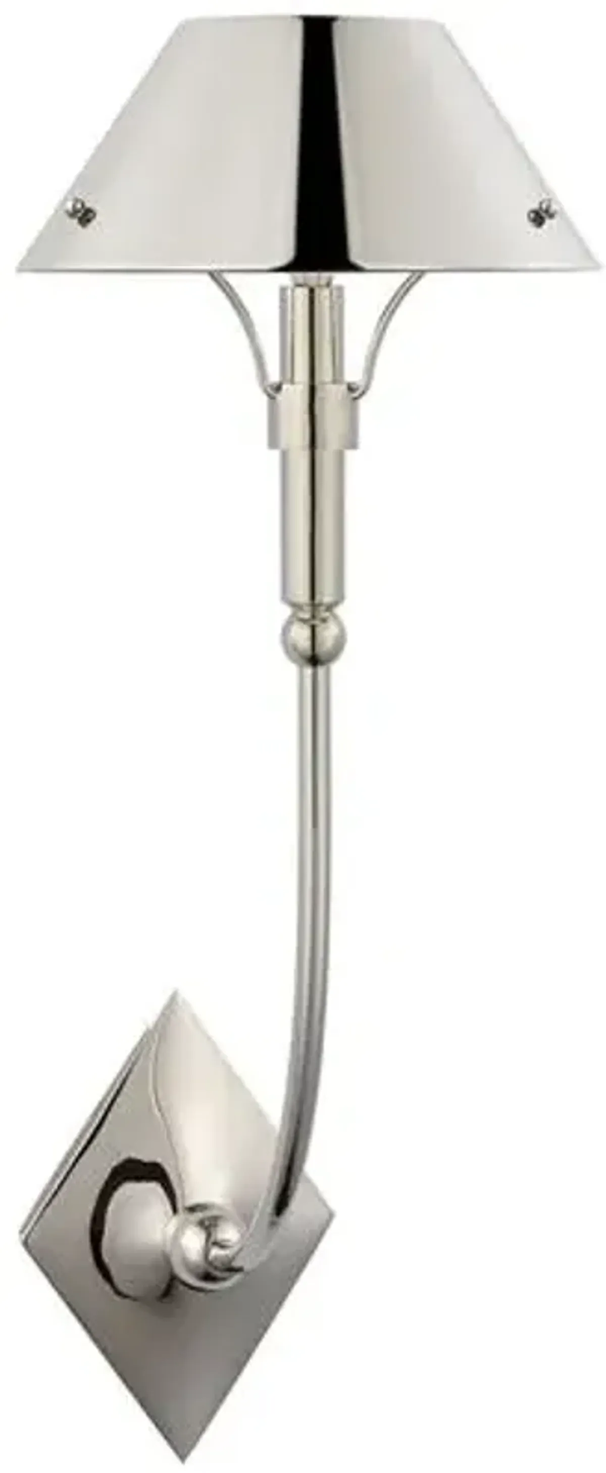 Visual Comfort - Turlington Large Sconce - Silver