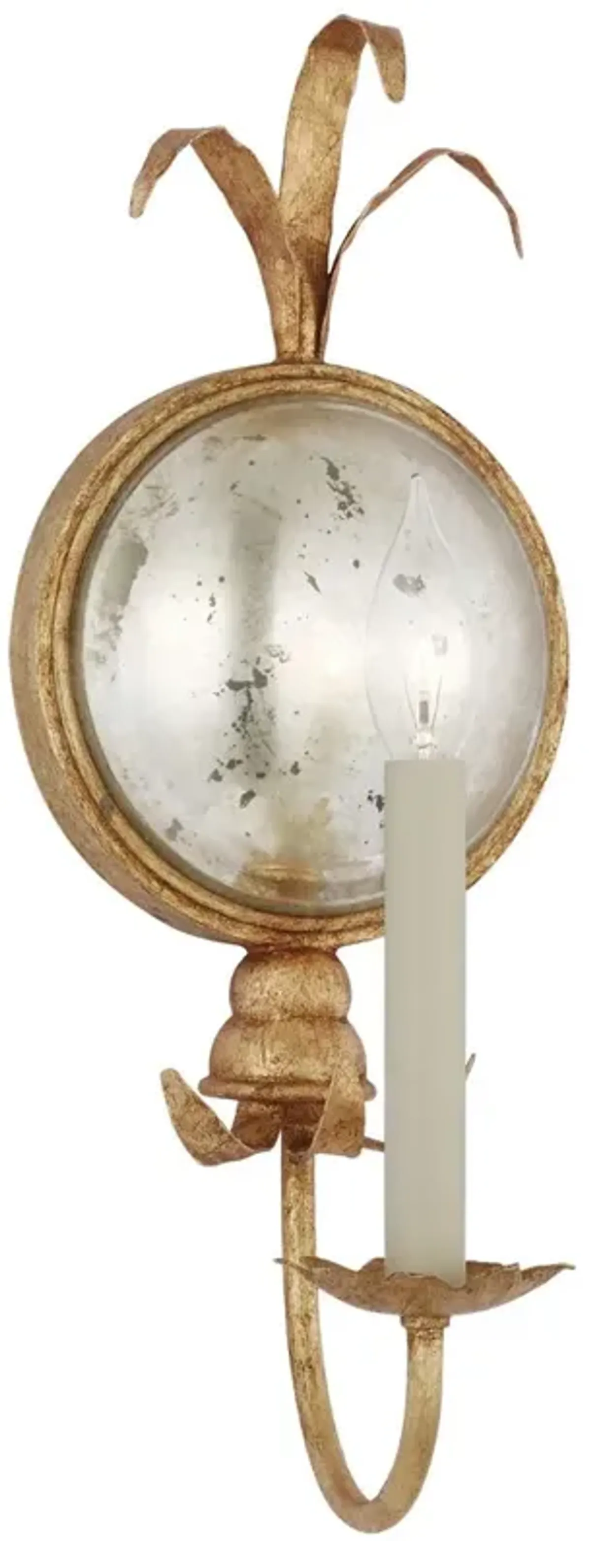 Visual Comfort - Gramercy Medium Single Sconce - Gilded Iron - Gold