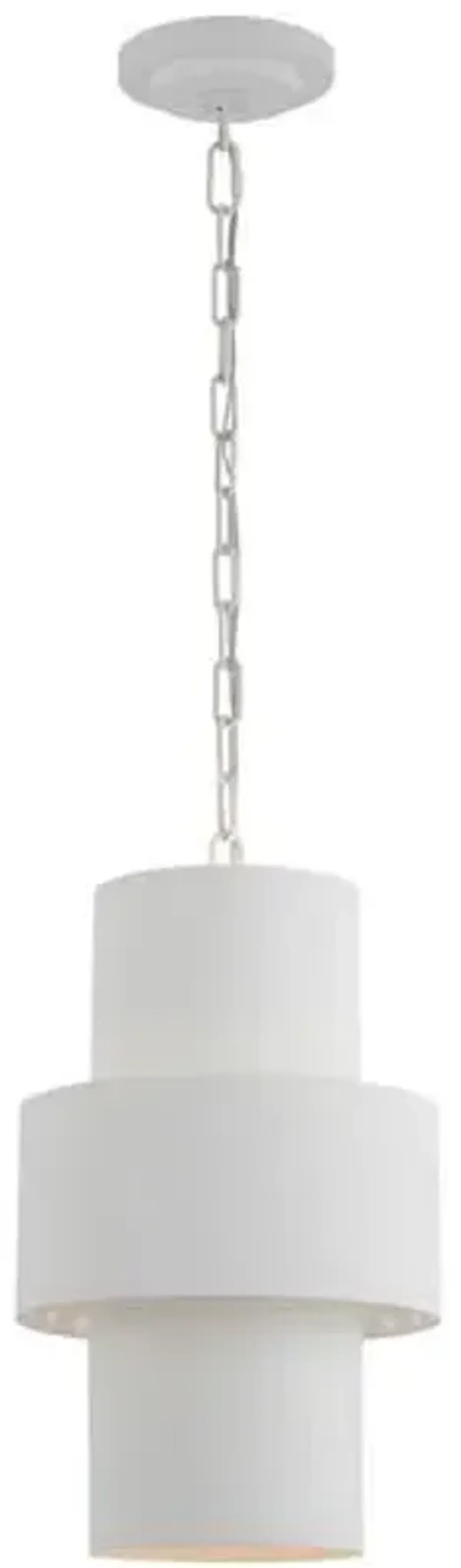 Visual Comfort - Chalmette Layered Pendant - White