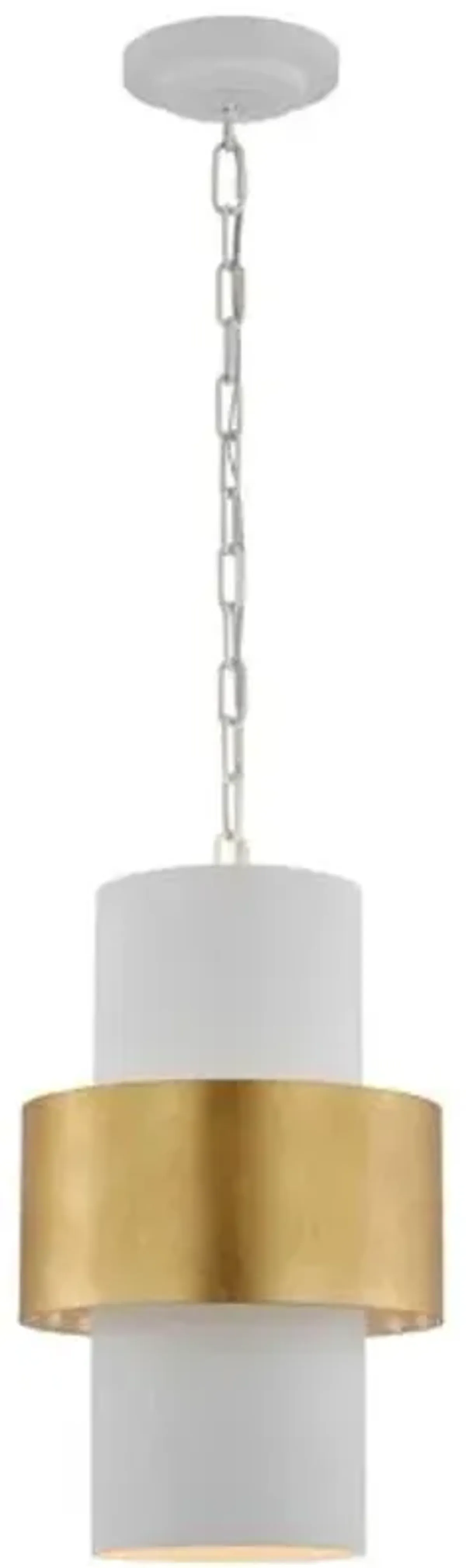 Visual Comfort - Chalmette Layered Pendant - White