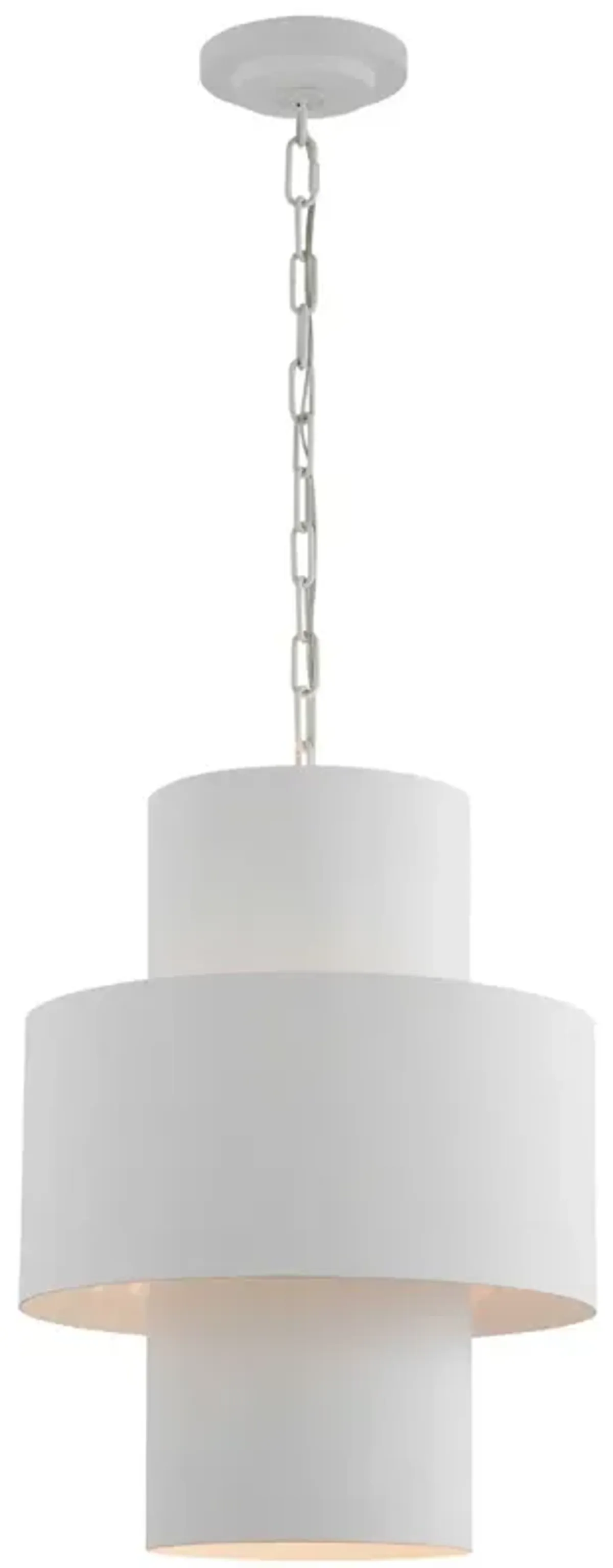 Visual Comfort - Chalmette Layered Pendant - White