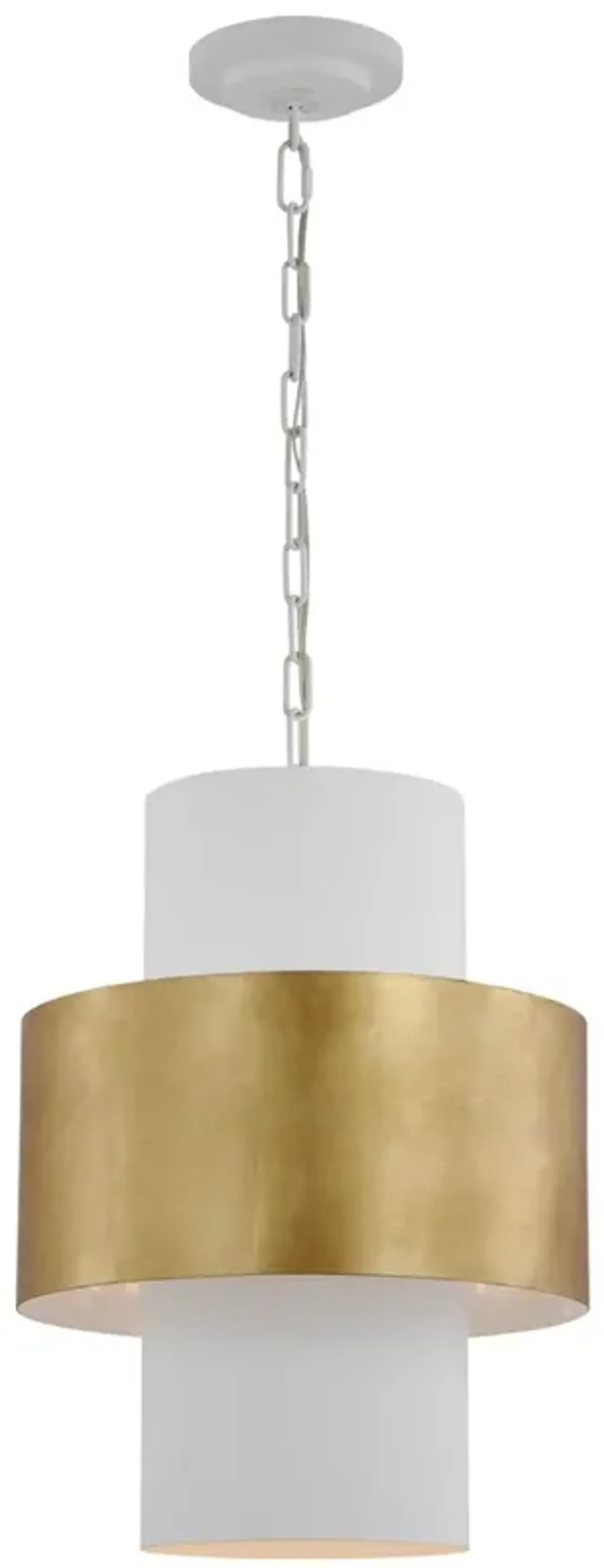 Visual Comfort - Chalmette Layered Pendant - White