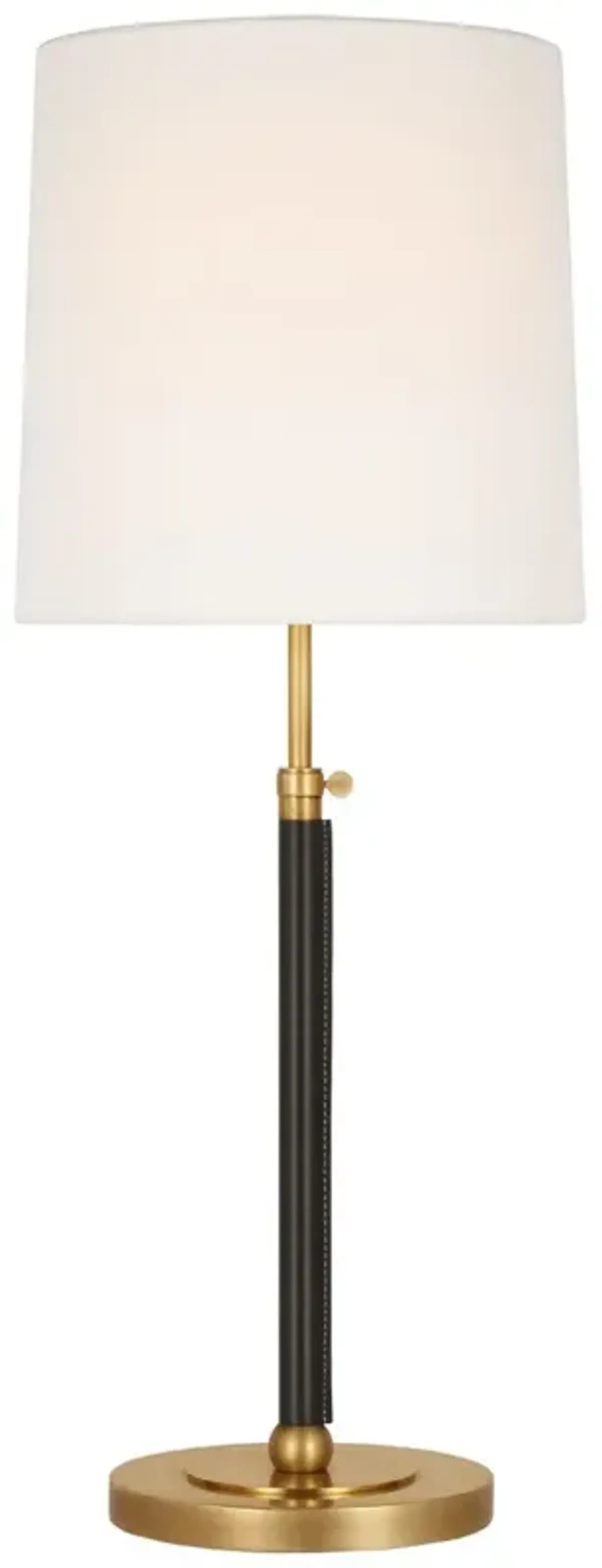 Visual Comfort - Bryant Large Leather Wrapped Table Lamp - Gold