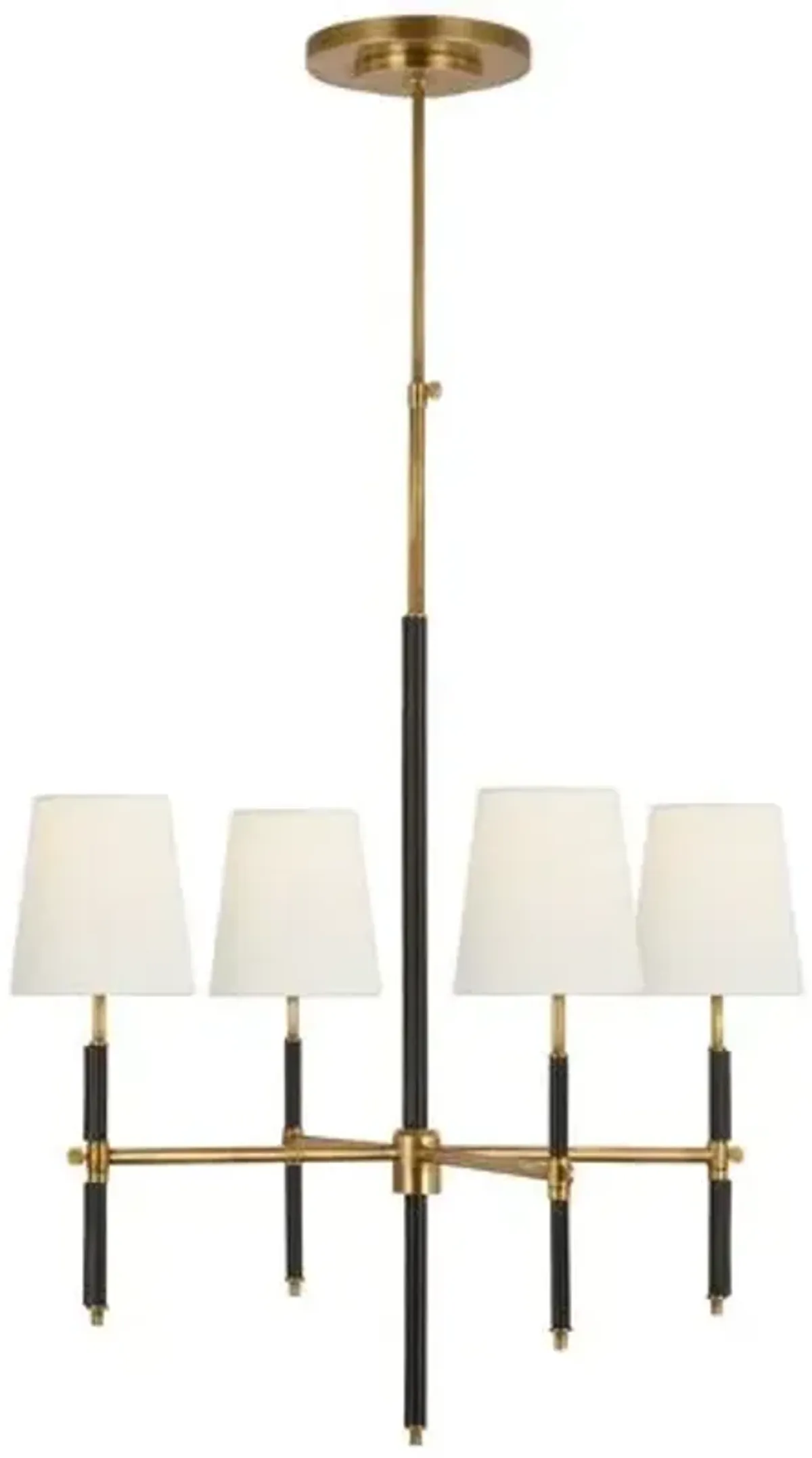 Visual Comfort - Bryant Leather Wrapped Chandelier - Gold