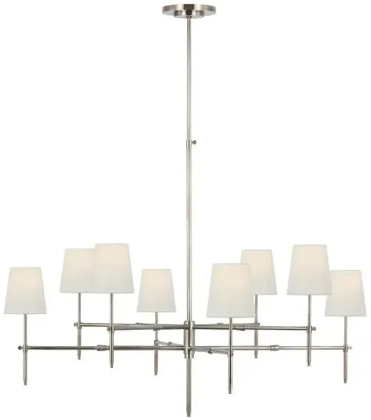 Visual Comfort - Bryant Extra Large Two Tier Chandelier - Silver