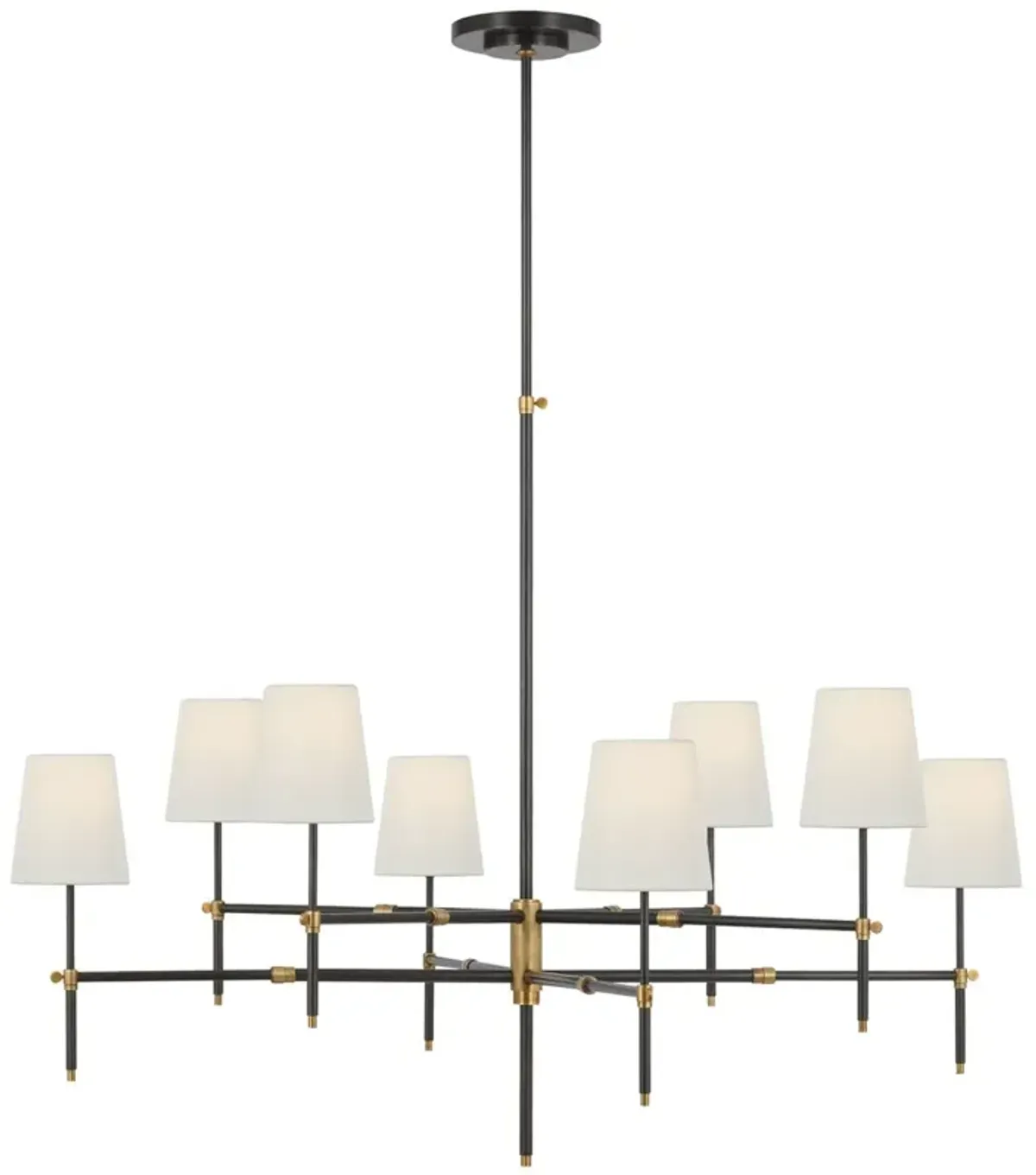 Visual Comfort - Bryant Extra Large Two Tier Chandelier - Black
