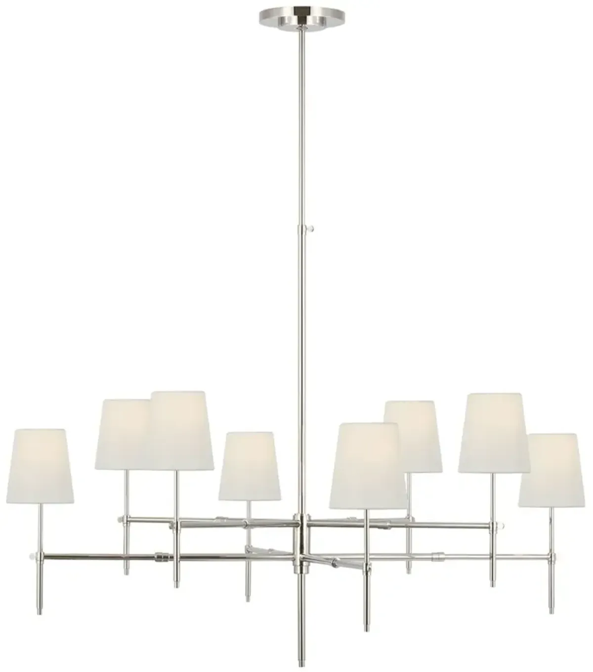 Visual Comfort - Bryant Extra Large Two Tier Chandelier - Silver
