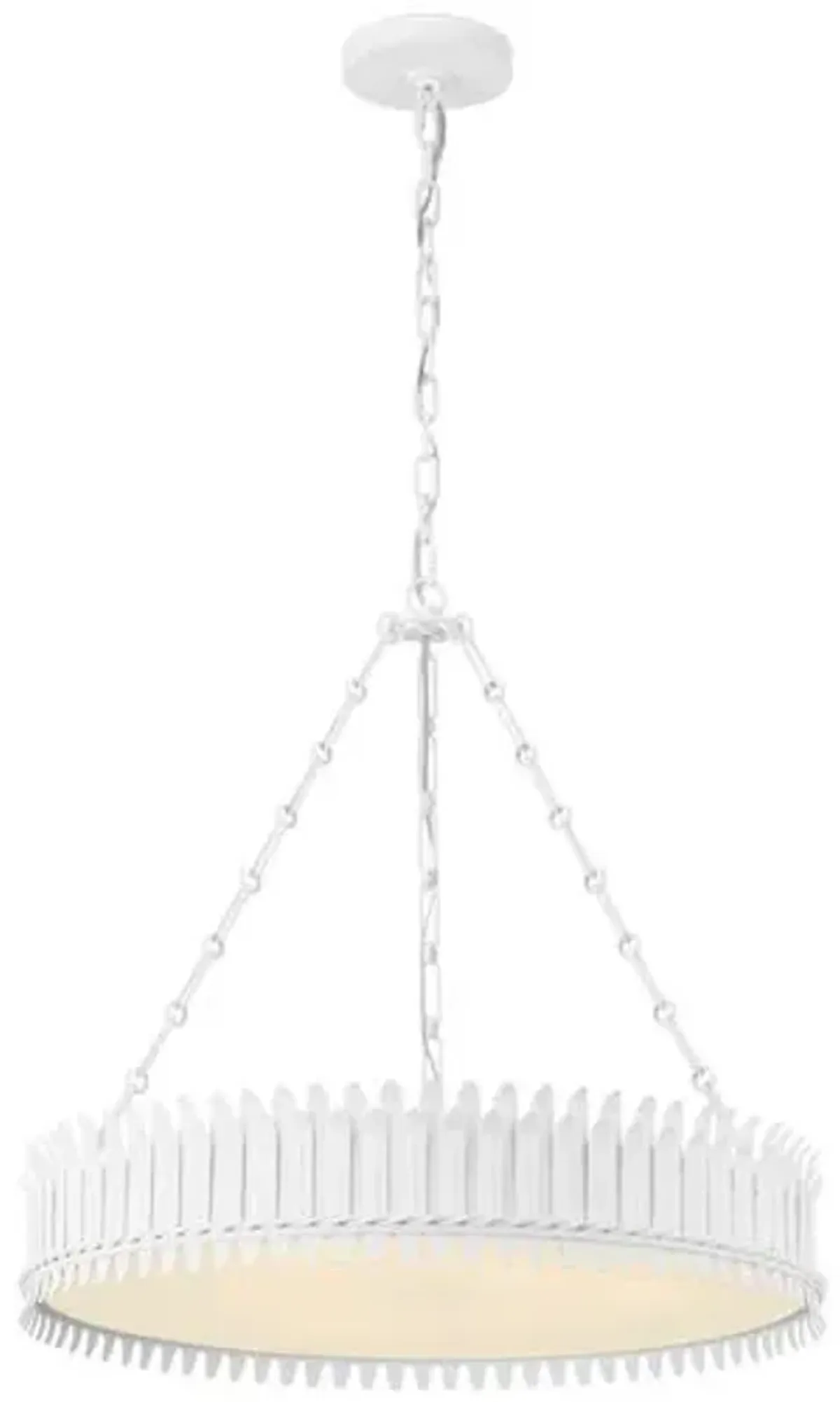Visual Comfort - Leslie Chandelier - White