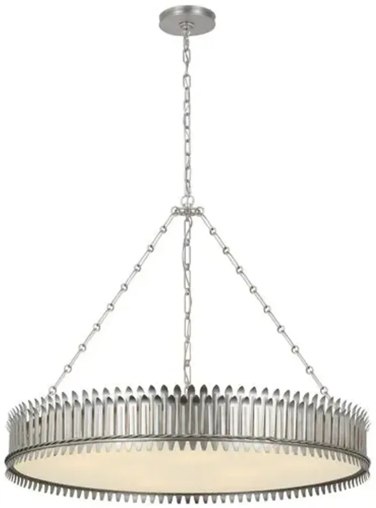 Visual Comfort - Leslie Chandelier - Silver