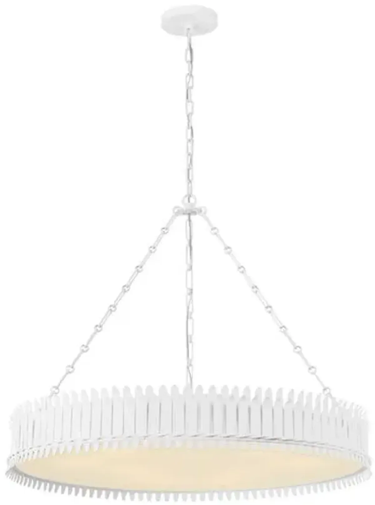 Visual Comfort - Leslie Chandelier - White