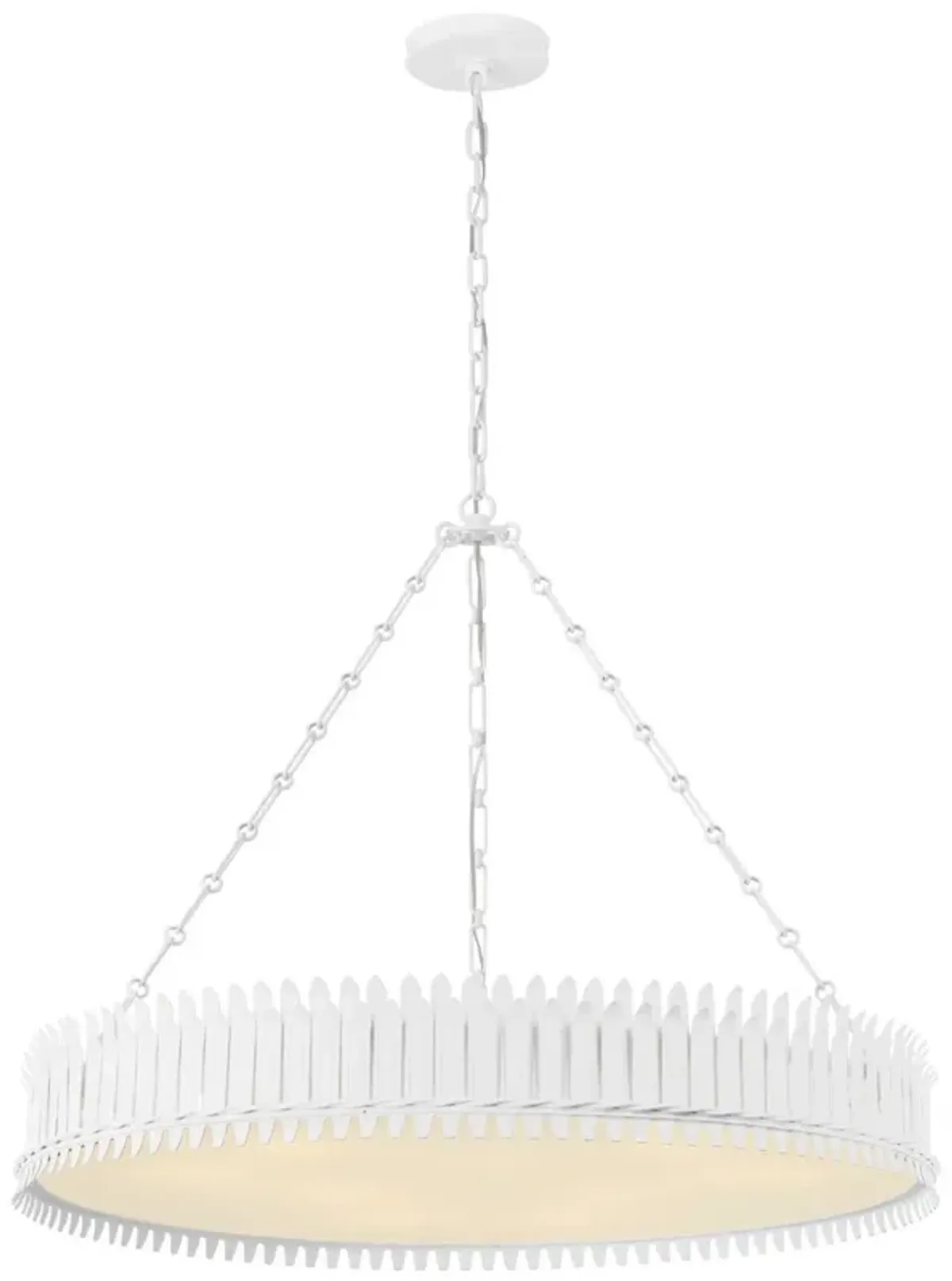 Visual Comfort - Leslie Chandelier - White
