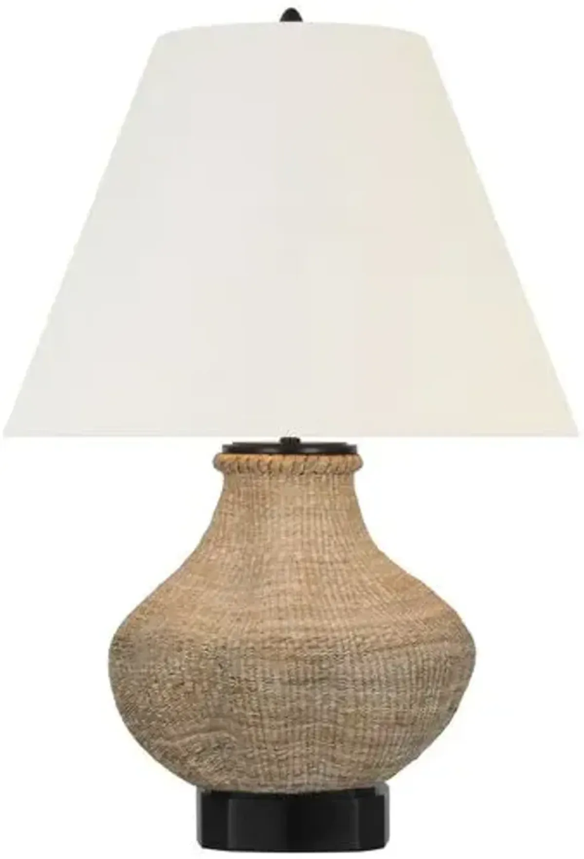 Visual Comfort - Tahiti 25" Seagrass Table Lamp - Brown