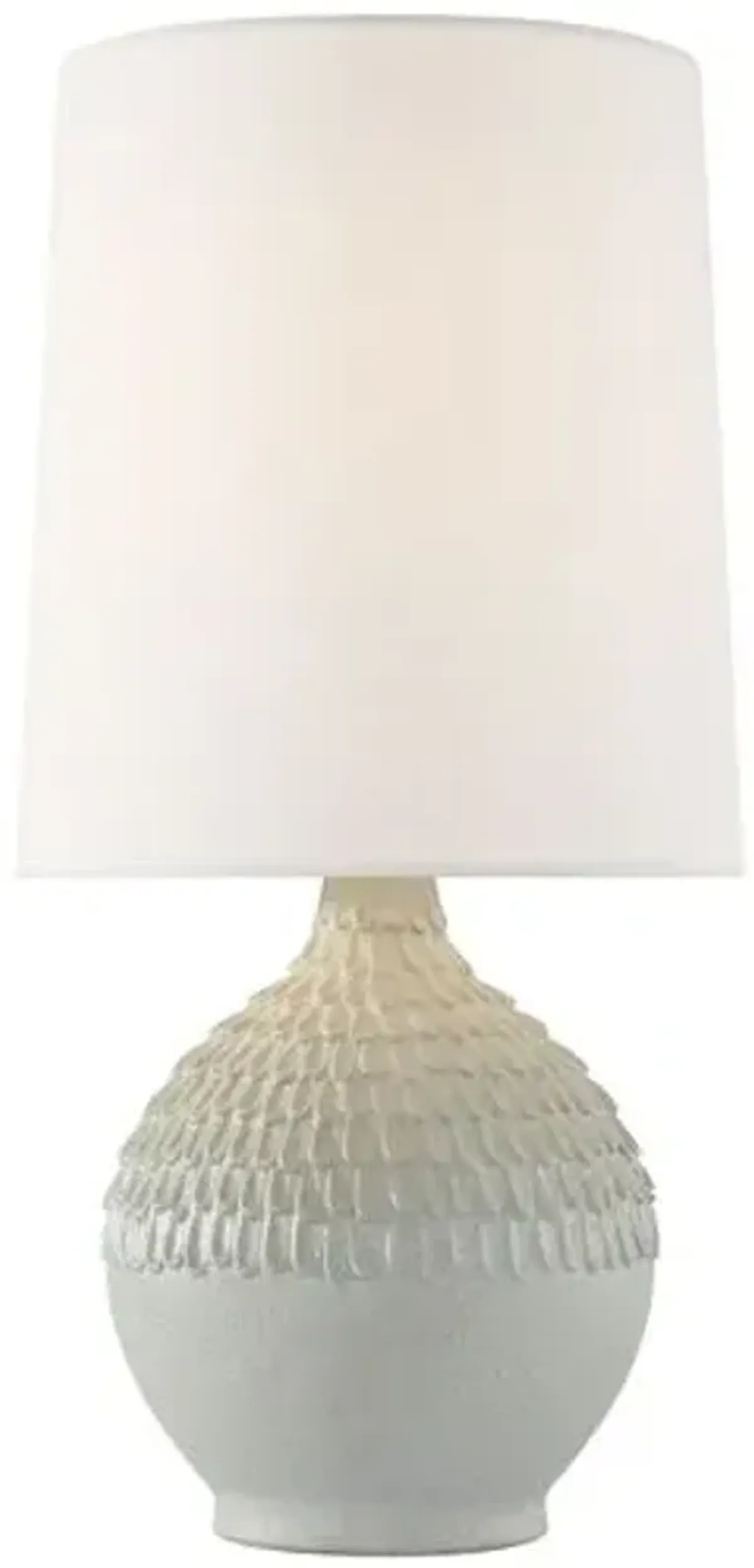 Visual Comfort - Morava 17" Hand Carved Table Lamp - White