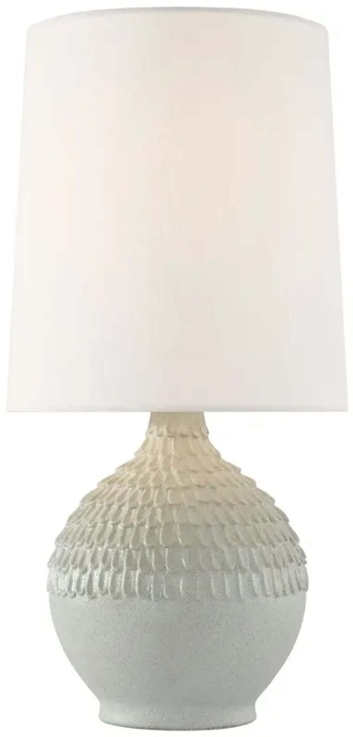 Visual Comfort - Morava 17" Hand Carved Table Lamp - White