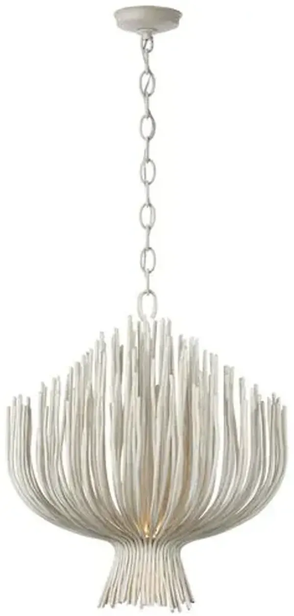 Visual Comfort - Astra Sculpted Chandelier - White