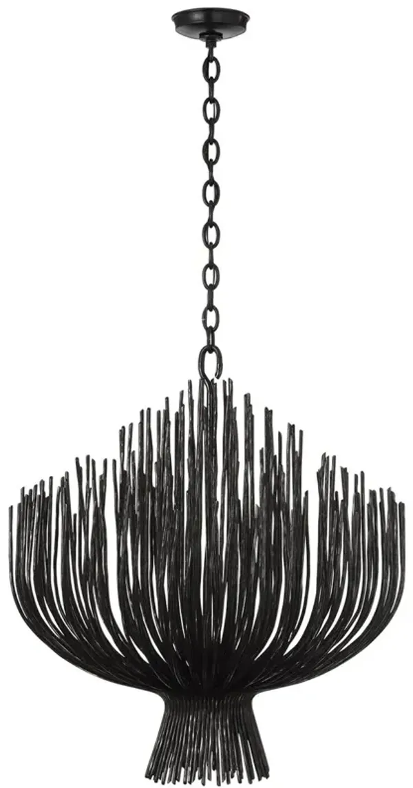 Visual Comfort - Astra Sculpted Chandelier - Black
